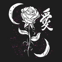 Flower Rose Moon Classic T-shirt | Artistshot