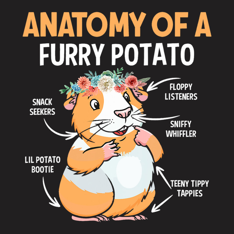 Funny Anatomy Of A Furry Potato Guinea Pig Lover P T-shirt | Artistshot