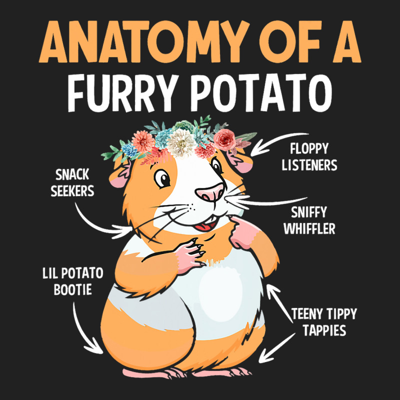 Funny Anatomy Of A Furry Potato Guinea Pig Lover P Basic T-shirt | Artistshot