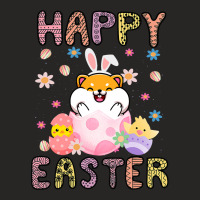 Easter Kawaii Bunny Guinea Pig Cute Spring Egg Hun Ladies Fitted T-shirt | Artistshot