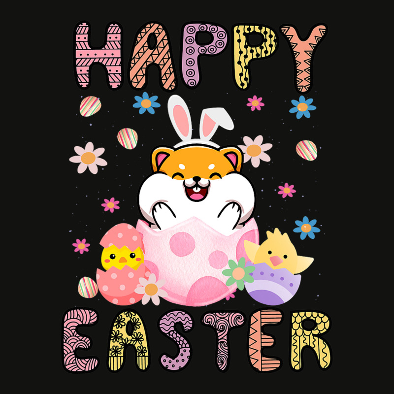 Easter Kawaii Bunny Guinea Pig Cute Spring Egg Hun Scorecard Crop Tee | Artistshot