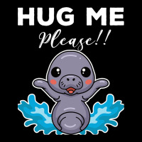 Funny Manatee Hug Me Is Here Joke For Couples Mari Kids Cap | Artistshot