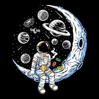 Funny Astronaut On The Moon Coffee And Donut Space Unisex Jogger | Artistshot