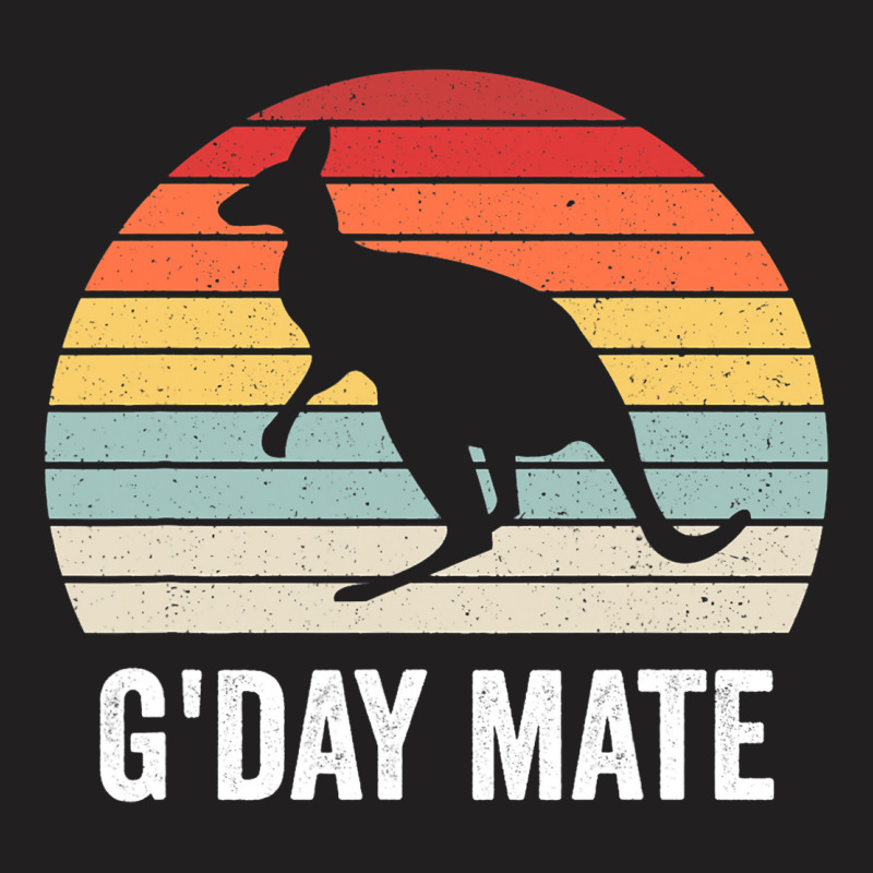 Gday Mate Australia Funny Kangaroo Australian Vint T-shirt | Artistshot