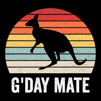 Gday Mate Australia Funny Kangaroo Australian Vint Zipper Hoodie | Artistshot