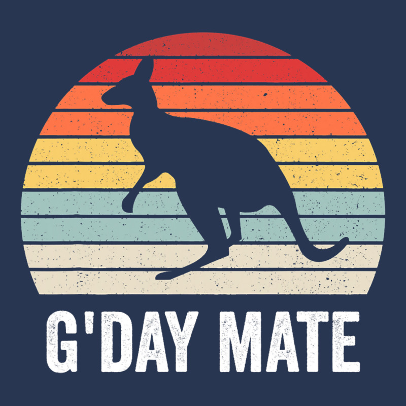 Gday Mate Australia Funny Kangaroo Australian Vint Men Denim Jacket | Artistshot