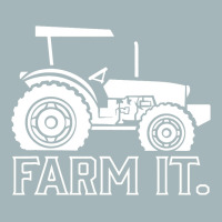 Farm It. Tractor Farming Farmer Agriculture Rural  Unisex Sherpa-lined Denim Jacket | Artistshot