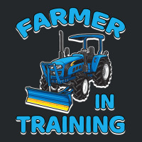 Funny Tractor Boy Farmer In Training Farming Tract Crewneck Sweatshirt | Artistshot