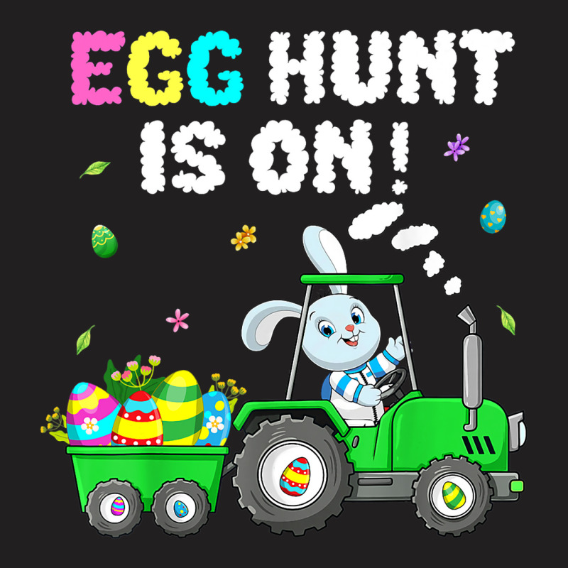 Egg Hunt Is On Tractor Easter Bunny Eggs Boys Kids T-shirt | Artistshot