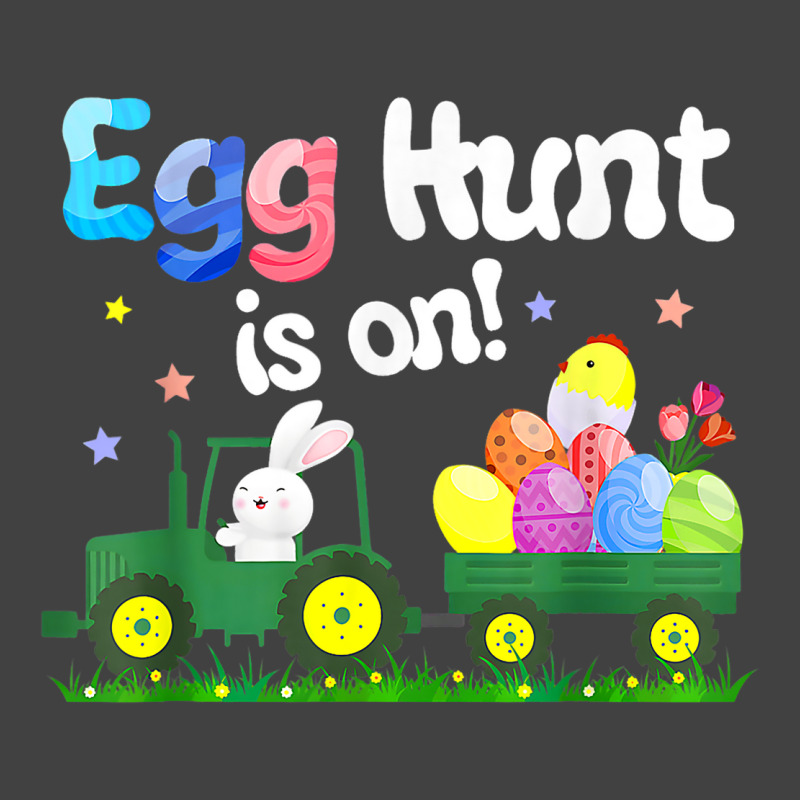 Egg Hunt Is On Tractor Funny Easter Bunny Boys Kid Vintage T-shirt | Artistshot