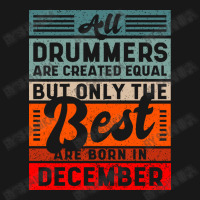 Retro Vintage Drummer Birtday December Flannel Shirt | Artistshot