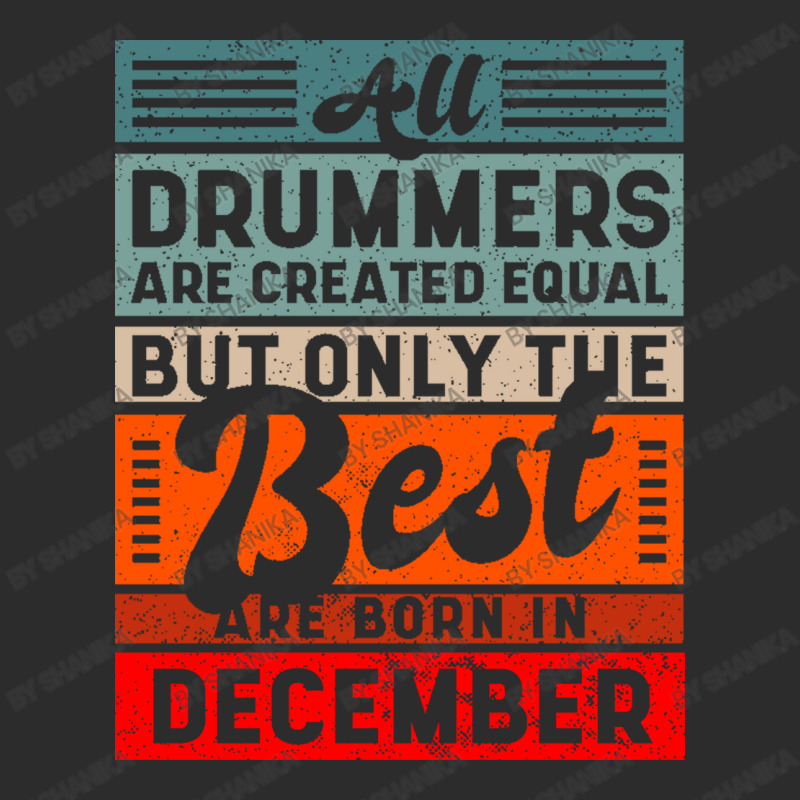 Retro Vintage Drummer Birtday December Exclusive T-shirt by Shanika | Artistshot