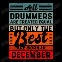 Retro Vintage Drummer Birtday December Long Sleeve Shirts | Artistshot