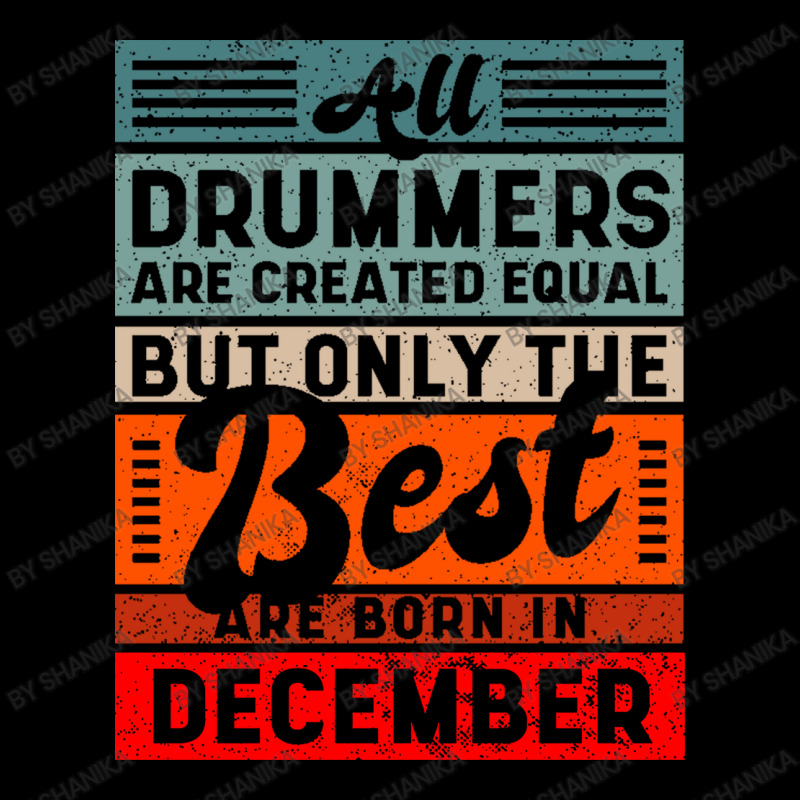 Retro Vintage Drummer Birtday December Long Sleeve Shirts by Shanika | Artistshot