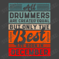 Retro Vintage Drummer Birtday December Vintage T-shirt | Artistshot