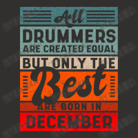 Retro Vintage Drummer Birtday December Champion Hoodie | Artistshot