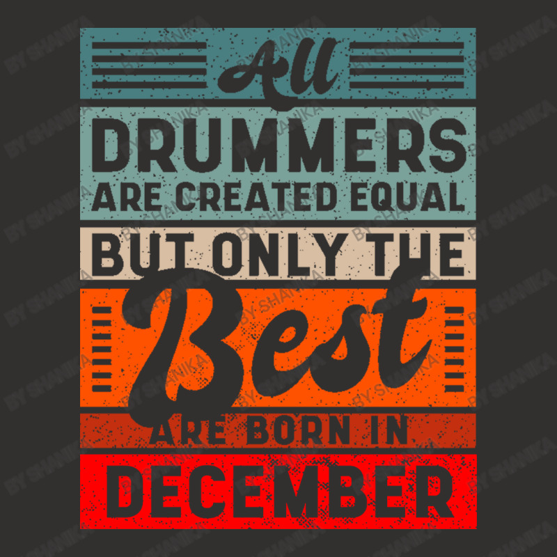 Retro Vintage Drummer Birtday December Champion Hoodie by Shanika | Artistshot