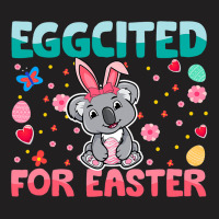 Eggcited For Easter Bunny Koala Rabbit Funny Kids T-shirt | Artistshot