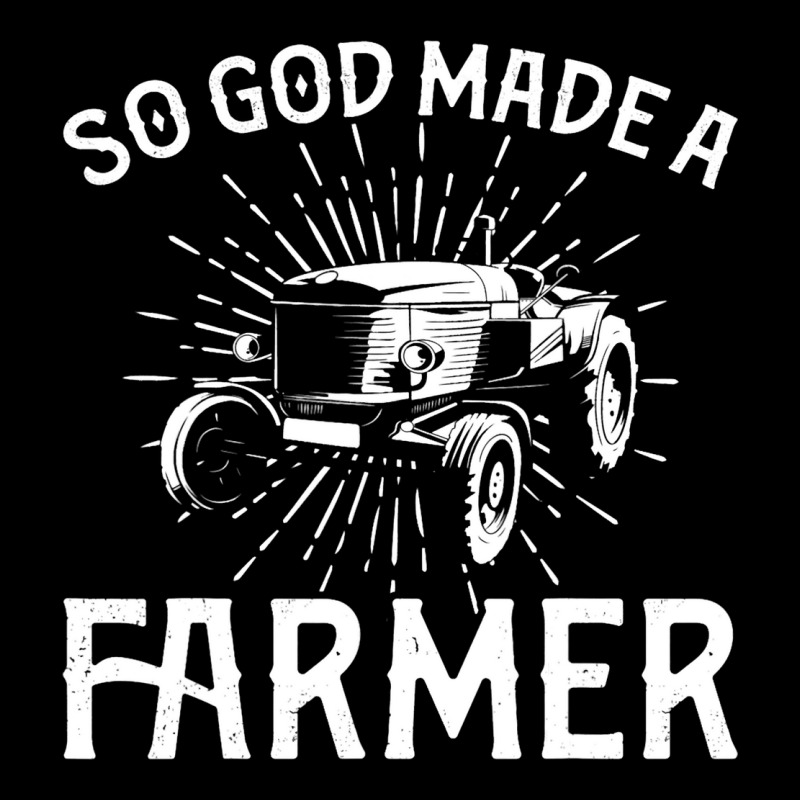 Farming Farmer Vintage Tractor So God Made A Farme Pocket T-shirt | Artistshot