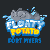 Fort Myers Florida Floaty Potato Manatee Crewneck Sweatshirt | Artistshot