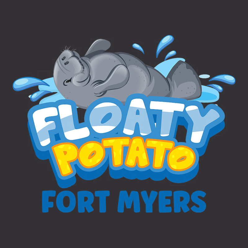 Fort Myers Florida Floaty Potato Manatee Vintage Hoodie | Artistshot