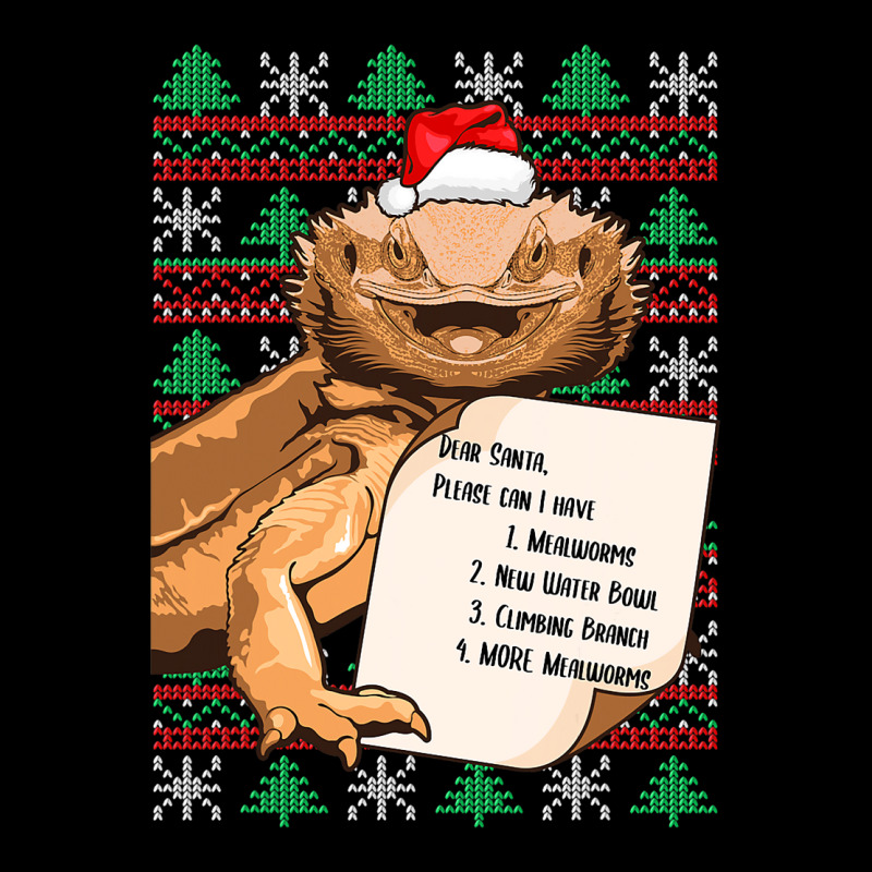 Funny Bearded Dragon Christmas Shirt Reptile Lover Long Sleeve Shirts | Artistshot