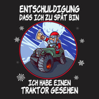 Funny Tractor Seen Tractor Beer Lovers Christmas T-shirt | Artistshot