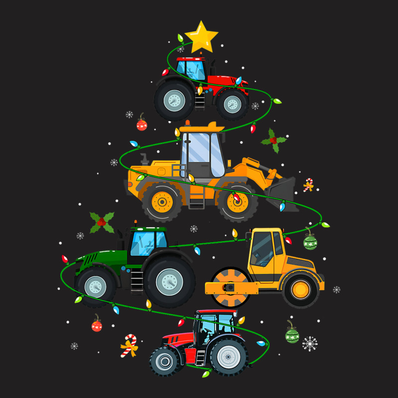 Farm Tractor Christmas Tree Farming Boys Girls Tod T-shirt | Artistshot