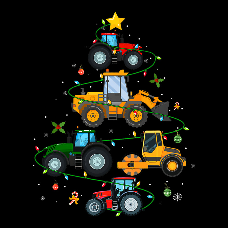 Farm Tractor Christmas Tree Farming Boys Girls Tod Pocket T-shirt | Artistshot