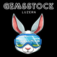 Gemsstock Lucerne Switzerland Retro Ski Hare V-neck Tee | Artistshot