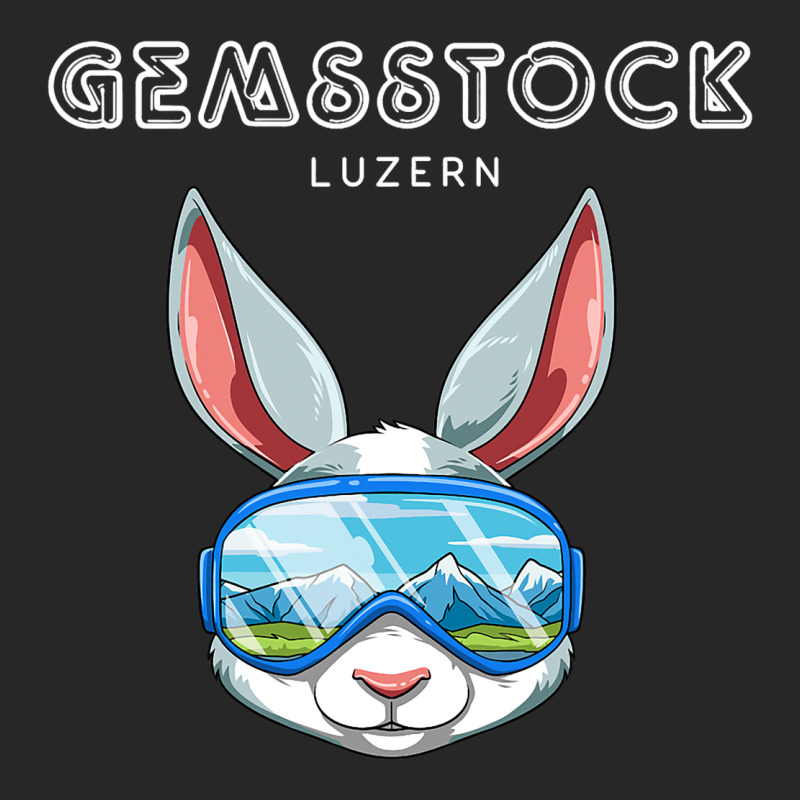 Gemsstock Lucerne Switzerland Retro Ski Hare Men's T-shirt Pajama Set | Artistshot