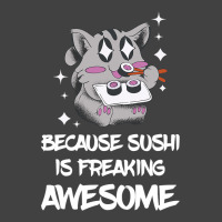 Freaking Awesome Sushi Lover Lemur Asian Food Japa Vintage T-shirt | Artistshot