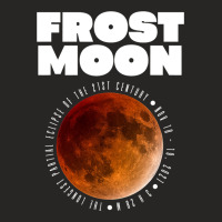 Frost Moon The Longest Partial Lunar Eclipse232 Ladies Fitted T-shirt | Artistshot