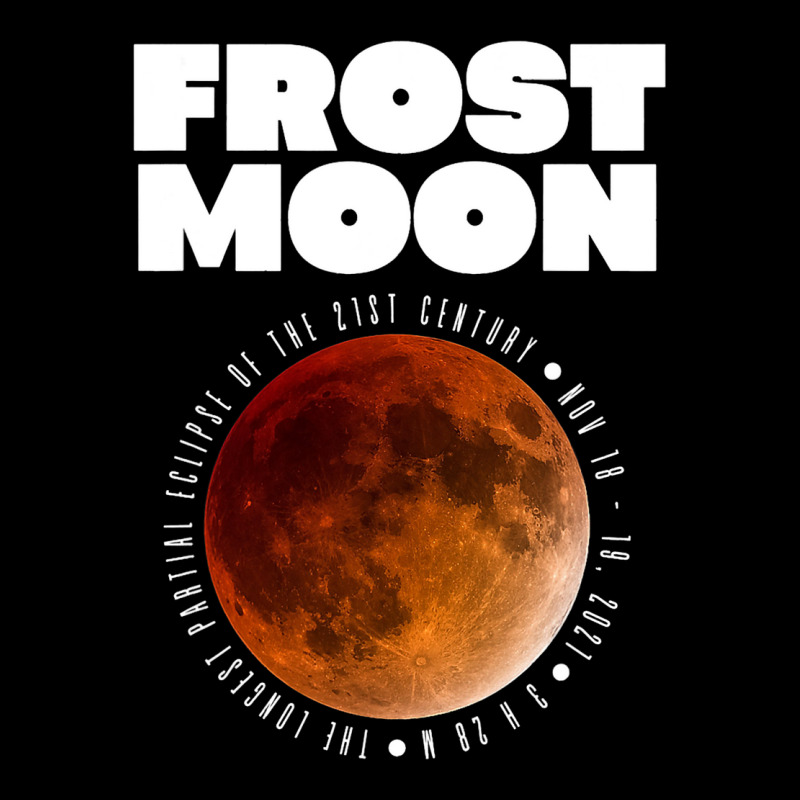 Frost Moon The Longest Partial Lunar Eclipse232 Cropped Hoodie by MalikMorsee | Artistshot