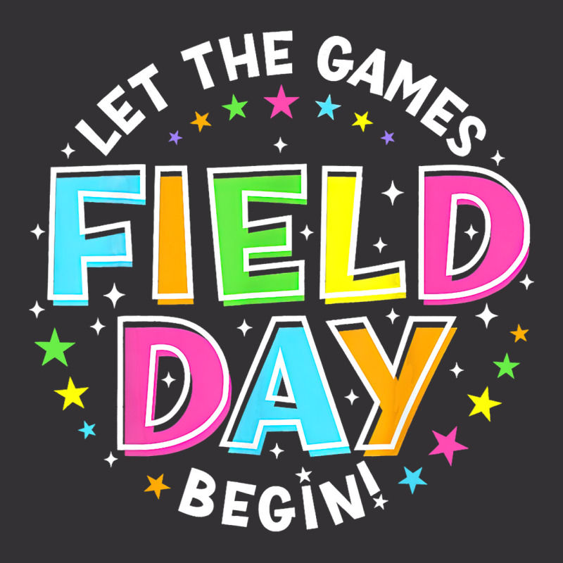 Field Day Let The Games Begin Last Day Of School F Vintage Short | Artistshot