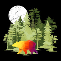 Full Moon Brown Bear Outdoor Nature Wildlife Anima Unisex Jogger | Artistshot