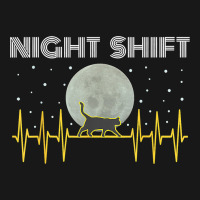 Funny Nurses Gifts Night Shift Nurse Cool Full Moo Flannel Shirt | Artistshot