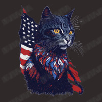 Pawsome Patriot Cat Strikes Again Racerback Tank | Artistshot