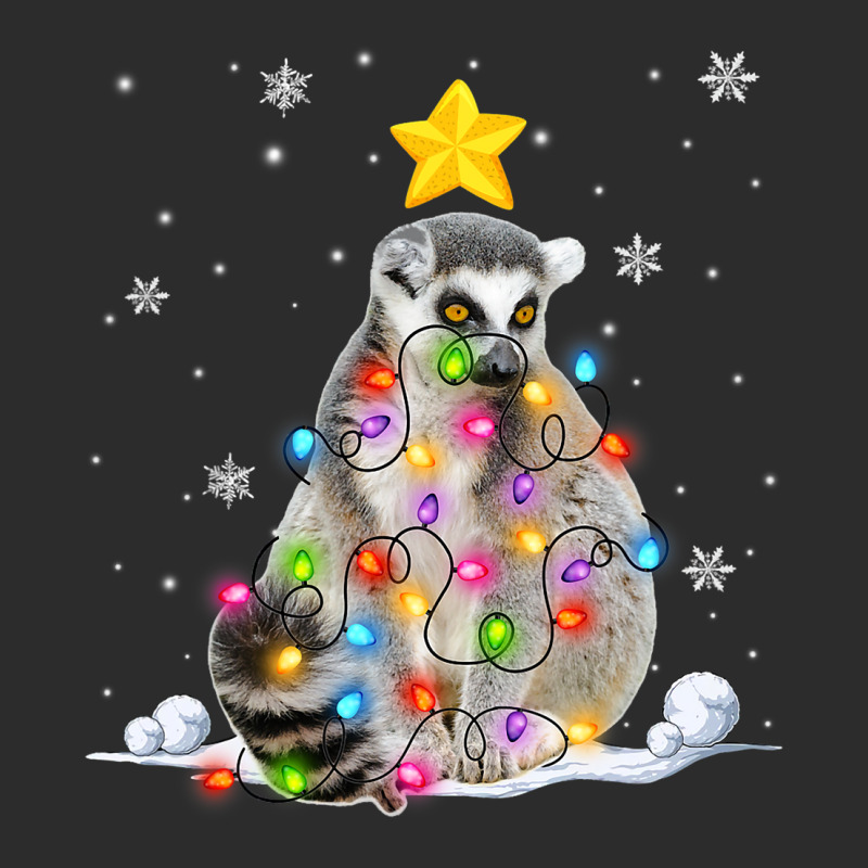 Funny Xmas Lemur Animals Lover Christmas Tree Ligh Exclusive T-shirt | Artistshot