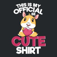 Funny Cute Guinea Pig This Is My Official Cute Shi Crewneck Sweatshirt | Artistshot