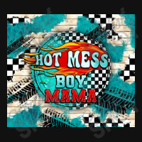 Hot Mess Boy Mama With Fire Rear Car Mat | Artistshot