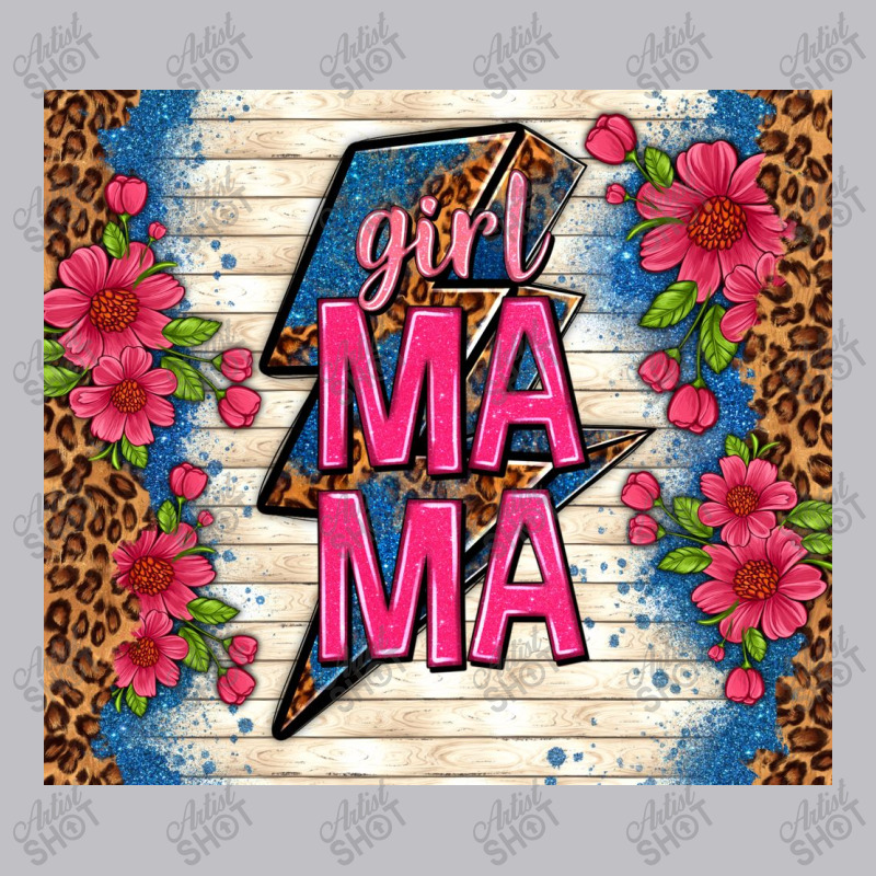 Girl Mama Thunder With Flowers Pocket T-shirt | Artistshot