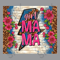 Girl Mama Thunder With Flowers Crewneck Sweatshirt | Artistshot