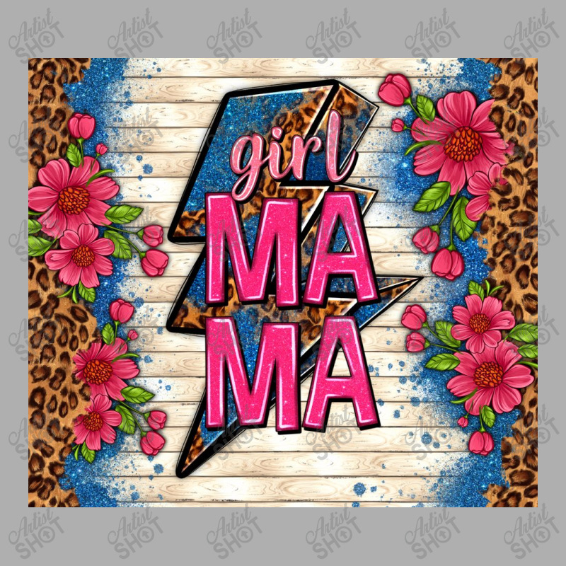 Girl Mama Thunder With Flowers Exclusive T-shirt | Artistshot