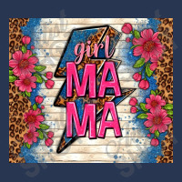 Girl Mama Thunder With Flowers Men Denim Jacket | Artistshot