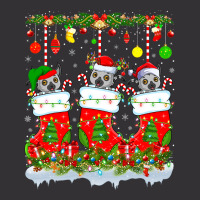 Funny Lemur In Xmas Socks Lights Lemur Christmas Vintage Short | Artistshot