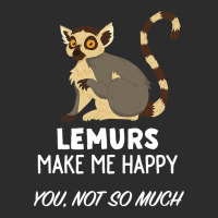 Funny Lemur Lover Design Lemurs Make Me Happy Exclusive T-shirt | Artistshot