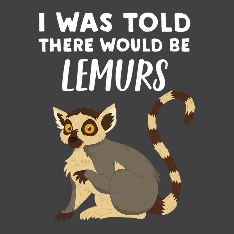 Funny Lemur Lover Gift Told There Would Be Lemurs Vintage T-shirt | Artistshot