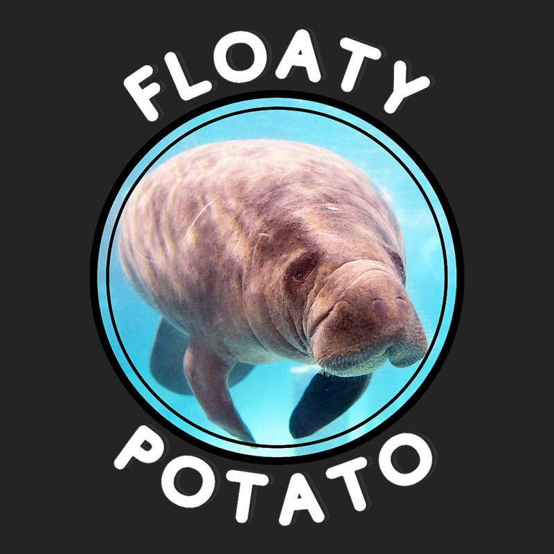 Floaty Potato Funny Manatee Wrong Animal Name Joke 3/4 Sleeve Shirt | Artistshot