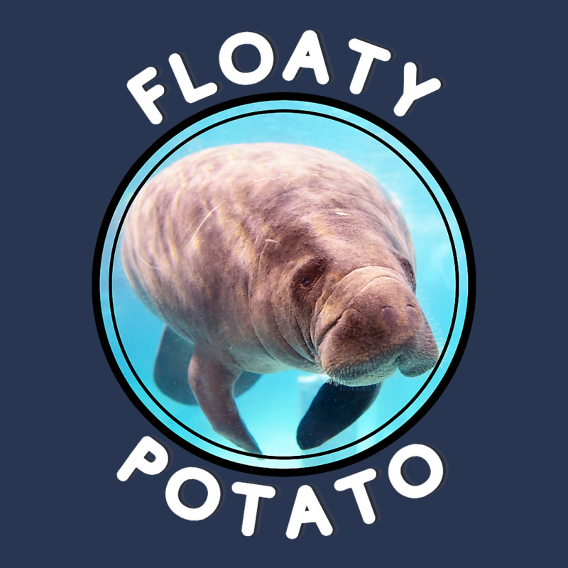 Floaty Potato Funny Manatee Wrong Animal Name Joke Men Denim Jacket | Artistshot